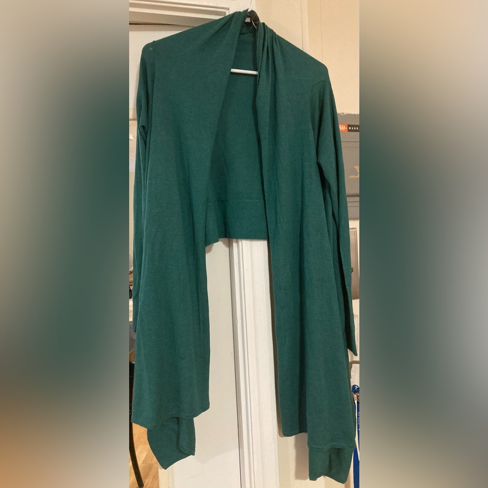 BCBGMaxAzria Silk & Cashmere Ruana/ Cardigan